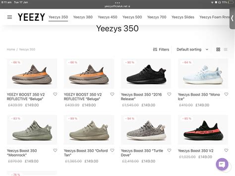 yeezy.com website.